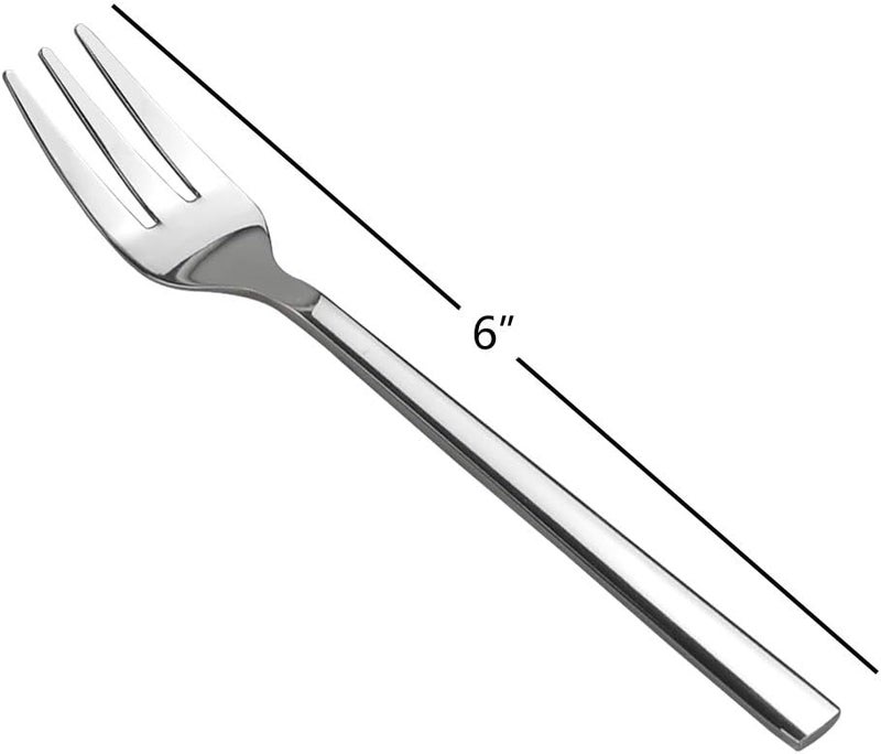 Doryh Stainless Steel Tasting Appetizer Forks, 6.1 Inches, 12 Pieces - Image 2
