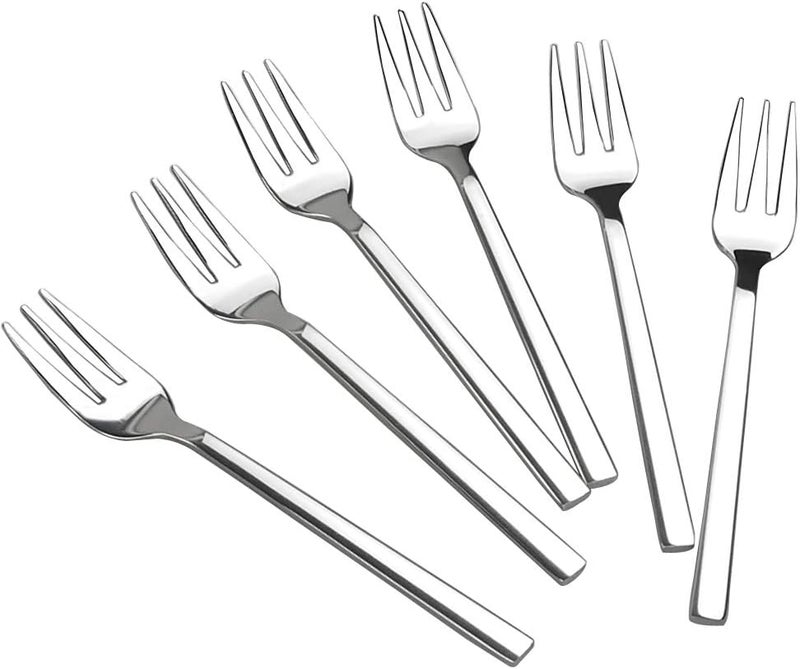 Doryh Stainless Steel Tasting Appetizer Forks, 6.1 Inches, 12 Pieces - Image 1