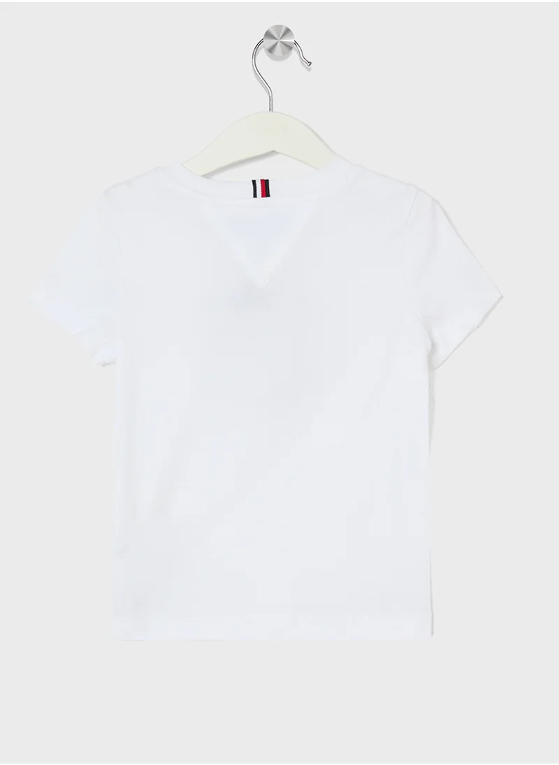 TOMMY HILFIGER Kids Monotype 1985 Logo Label Regular T-Shirt