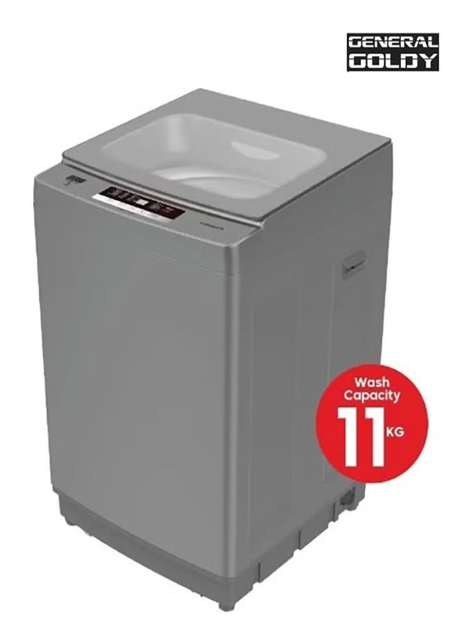 General goldy Automatic Washing Machine - Top Load - 11 kg - Silver - GGWMTL11S  - Image 1