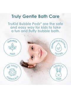 TruKid Bubble Podz The Best Natural Bubble Bath Ever Lavender, 24 Podz  - Image 4