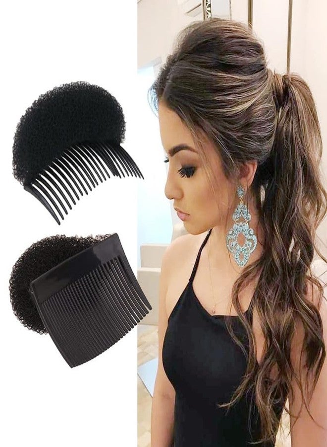 Chanderkash 2 Pcs Women Bump It Up Volume Hair Base Styling Comb Clip Invisible Puff Maker for Women - Image 3