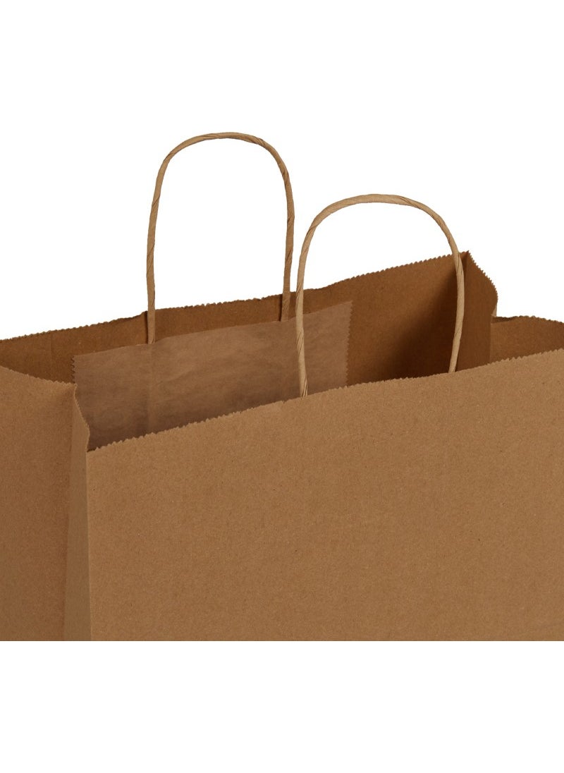 Packanya 29x15x29-200 Pieces Twist Handle Kraft Bag  - Image 3