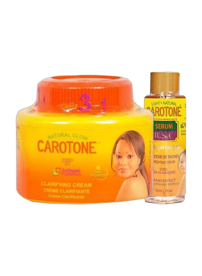 كاروتون مجموعة كريم كاروتون الطبيعي المنقّي 300 مل مع سيروم مصحح للبقع السوداء 30 مل - Image 1