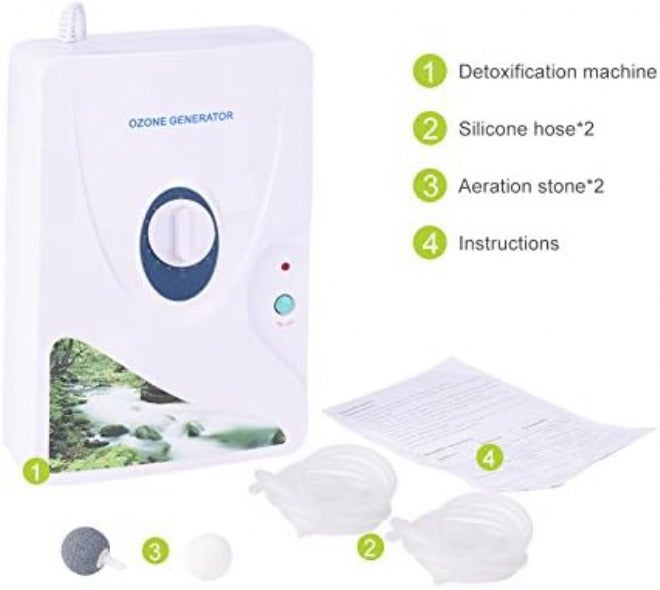 Ejoyous Generator Generator Air Purifier 600 Mg/h Generator Wheel Timer Air Purifier Kitchen Oil Plants Meat Clean Water Fresh Air 220V Cost effective global grade quality - Image 2
