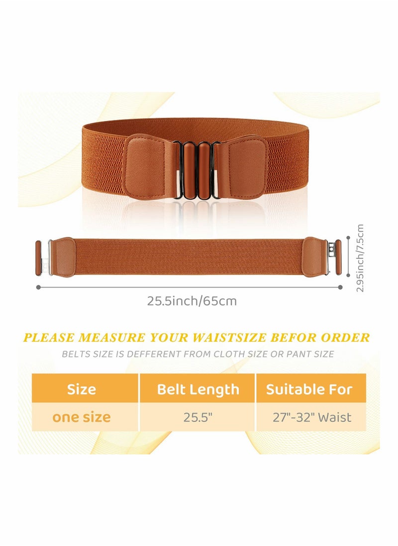 KASTWAVE - Women's Elastic Belt Waist Elastic Waist Belt for Women's Dresses or Long Jackets - Image 1