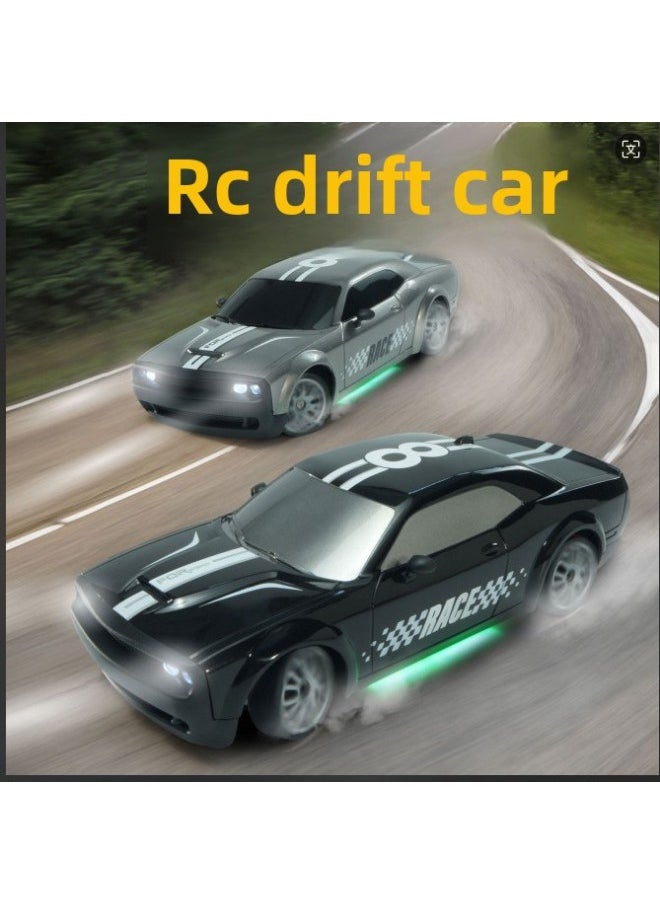 High-speed Four-wheel Drive Drift Racing Professional RC Remote Control Car Rechargeable Wireless Racing Toy Car For Children And Boys-Color:Porsche Gt (cyan Model) Single Battery  - Image 2