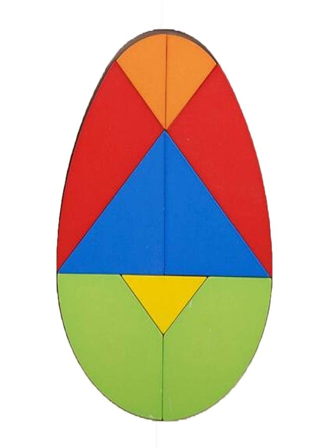 SquareDrop Egg Tangram Puzzle - Brain Boosting Puzzle Activities for Age 5+ Years Old Kids - Do It Yourself Mathematics Activity Kit - Image 2