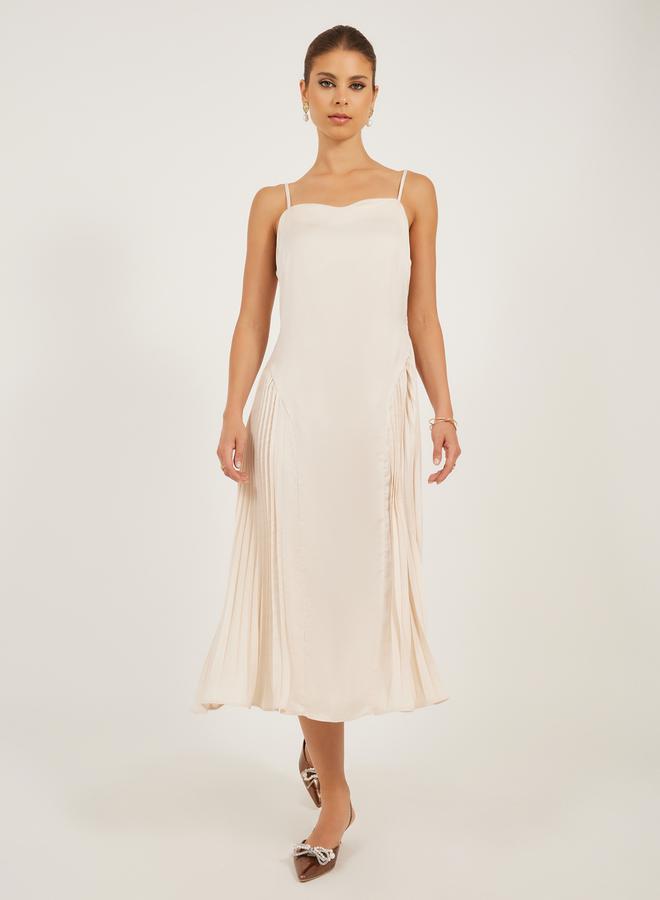 ستايلي فستان ساتان بليسيه - Image 1