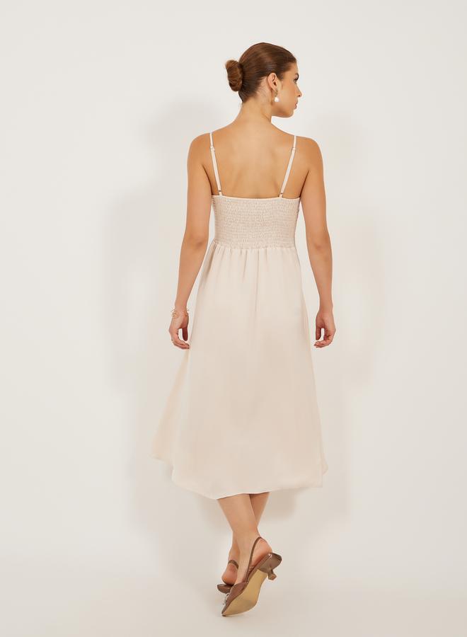 ستايلي فستان ساتان بليسيه - Image 5