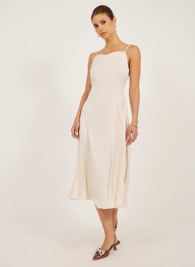 ستايلي فستان ساتان بليسيه - Image 2