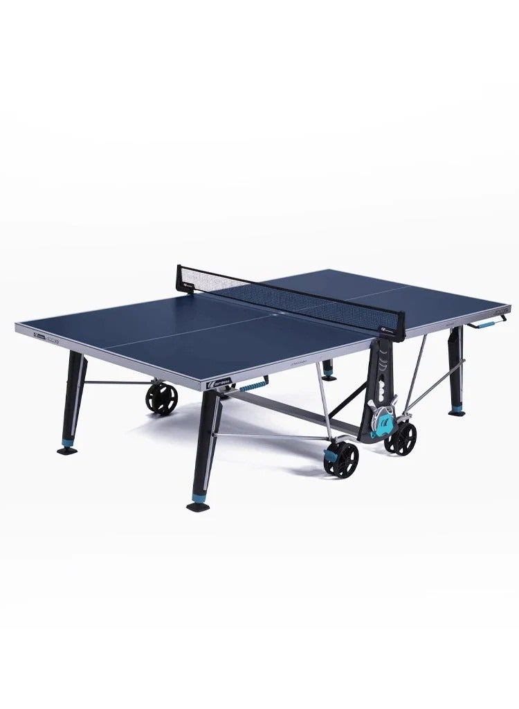 CORNILLEAU 400X Outdoor Table Tennis Table – Built For Performance, Durability, Stability, Easy Mobility, Adjustable Feet, Retractable Net, And Score Tracking For Ultimate Outdoor Play  - Image 1