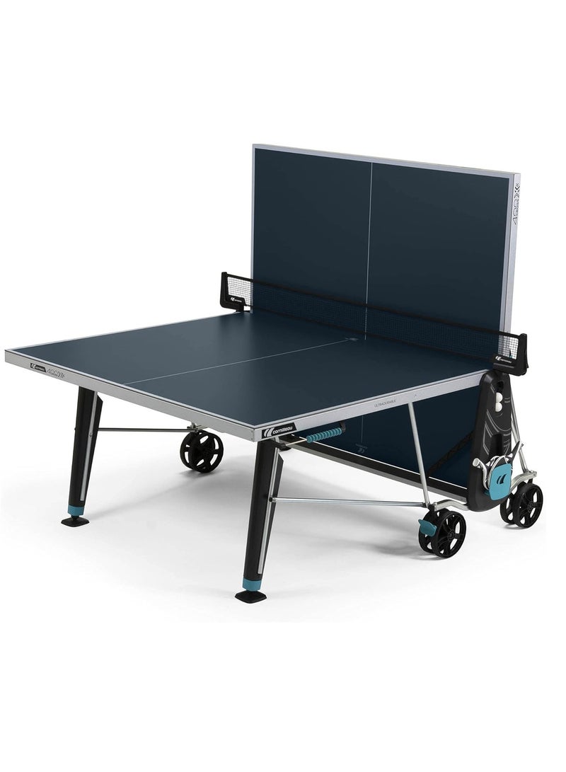 CORNILLEAU 400X Outdoor Table Tennis Table – Built For Performance, Durability, Stability, Easy Mobility, Adjustable Feet, Retractable Net, And Score Tracking For Ultimate Outdoor Play  - Image 2