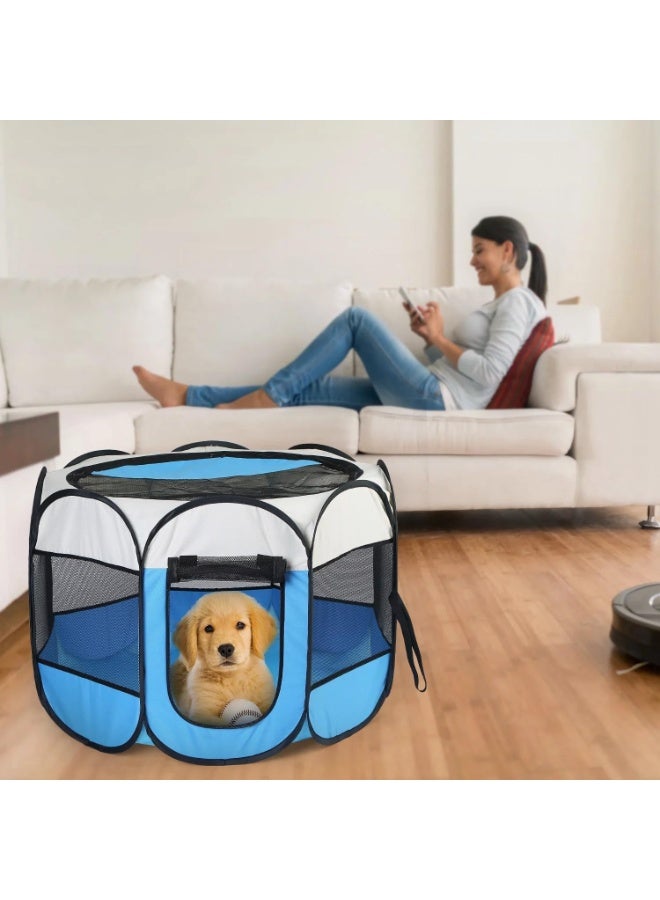 Foldable Pet House Tent | Waterproof Portable Shelter for Dogs & Cats | Comfortable Design for Puppies, Rabbits & Small Pets - Image 3