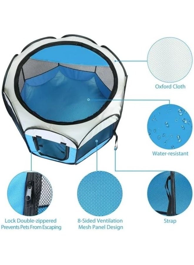 Foldable Pet House Tent | Waterproof Portable Shelter for Dogs & Cats | Comfortable Design for Puppies, Rabbits & Small Pets - Image 5