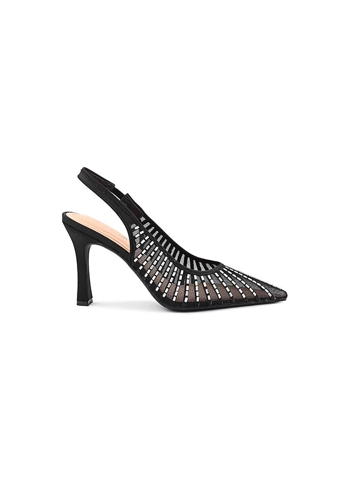 كابلي Cuple Mesh Slingback Heeled Pumps