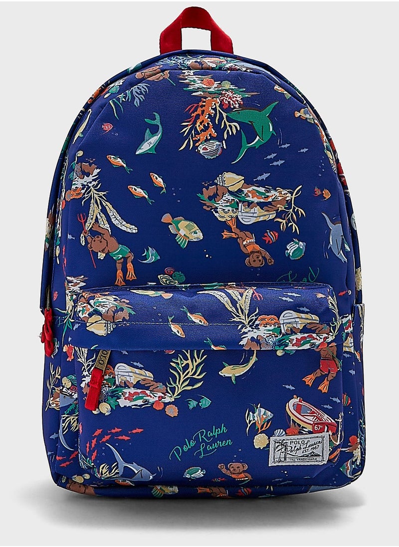 POLO RALPH LAUREN - Polo Printed Backpack - Image 1