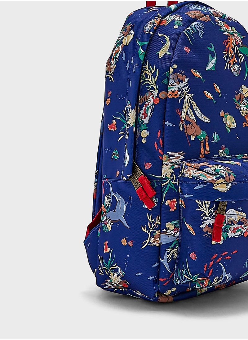 POLO RALPH LAUREN - Polo Printed Backpack - Image 1