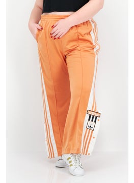 Women Plus Size Brand Logo Outdoor Sweatpants, Orange