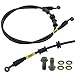 MCHMFG Black Motorcycle Hydraulic Brake Line Oil Hose Pipe Braided Steel Brake Clutch Oil Pipe for ATV Motorcycle Motocross Pit Dirt Street Racing Bike 1200mm - Image 2