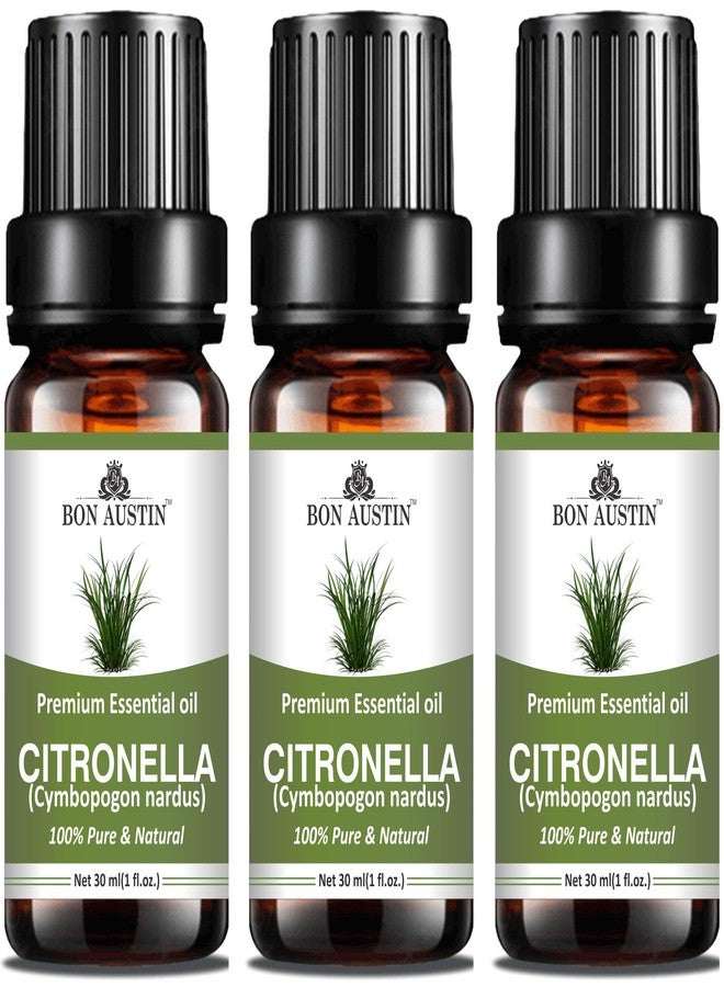 Bon Austin 100% Pure & Natural Citronella Oil Combo Pack of 3 Bottles of 30 ml(90 ml) - Image 2