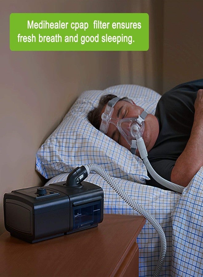 ميديهيلر ٤٠ عبوة من فلاتر CPAP - فلاتر إسفنجية وفلاتر فائقة الدقة لأجهزة Respironics من سلسلة M، وPR System One، وسلسلة SleepEasy - فلتر Medihealer الممتاز للاستخدام مرة واحدة - Image 4