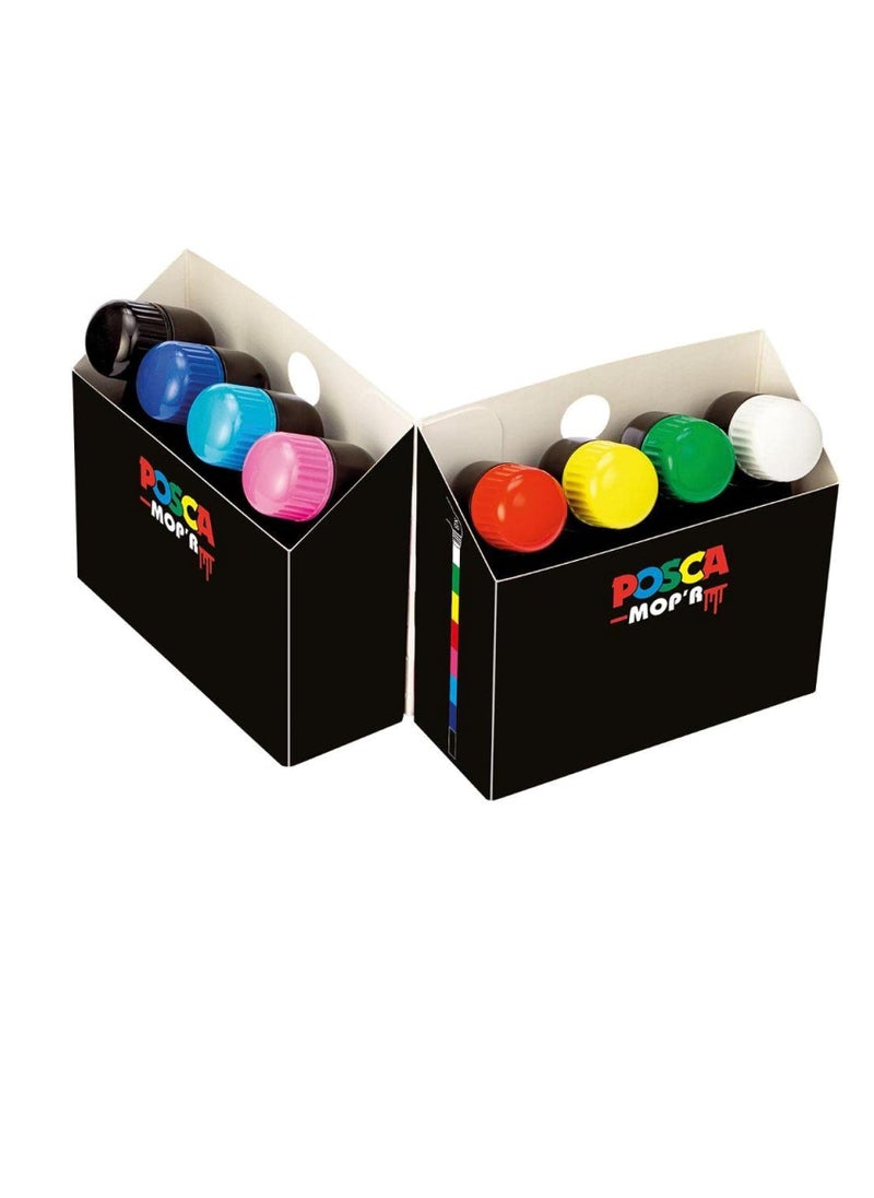 POSCA 8-Piece Mop'r Water Based Permanent Paint Markers Multicolour  - Image 2