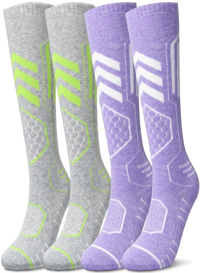 Odtmger Merino Wool Ski Socks,Cold Weather for Ski, Snow, Sonwboarding, Winter, Warm Over-The-Calf Socks, Winter activities. - Image 1
