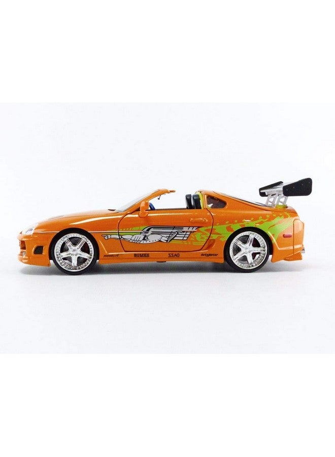 Jada Toys Jada 124 Diecast 1995 Toyota Supra With Brian O'Conner Figure Men - Image 4