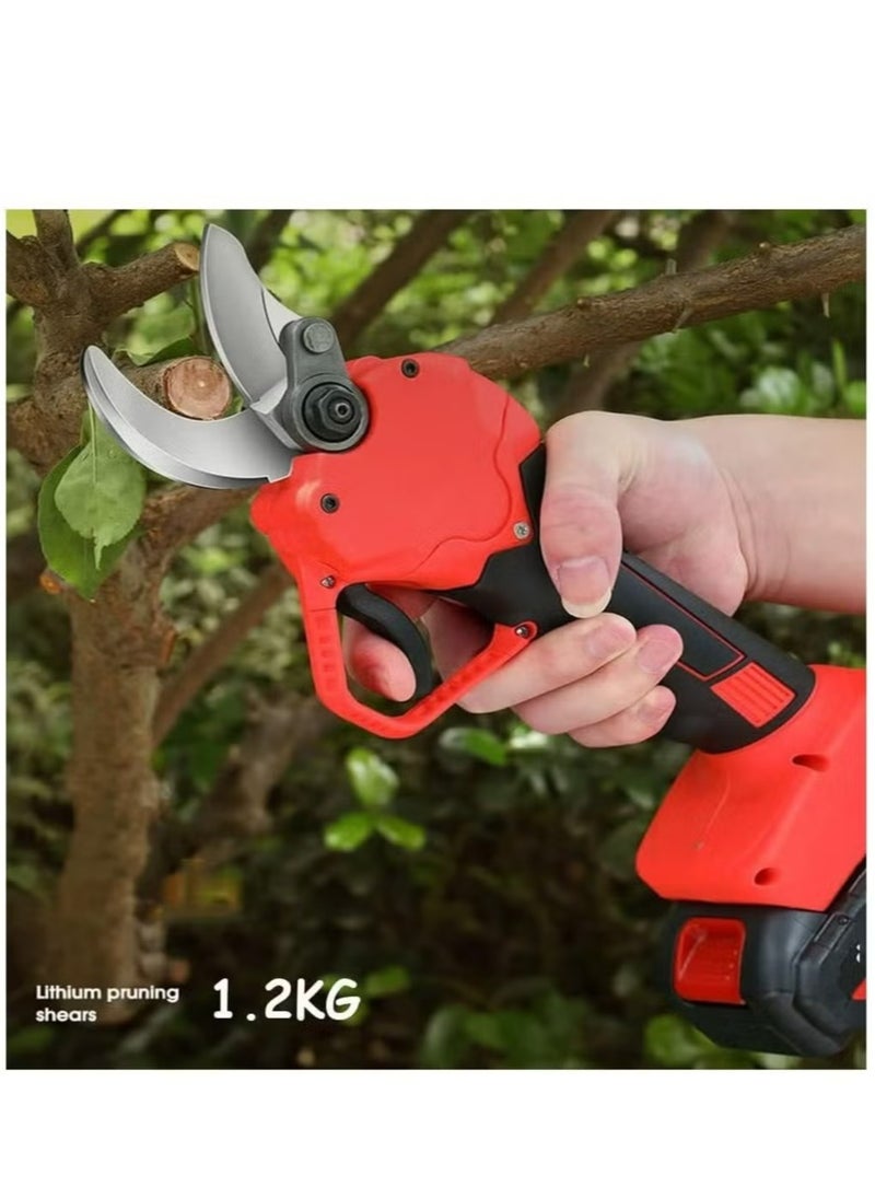BORTONY - Professional Battery powered Garden Tree Pruner Electric Lithium Battery Cordless Branch Cutter Pruning Shear - Image 1