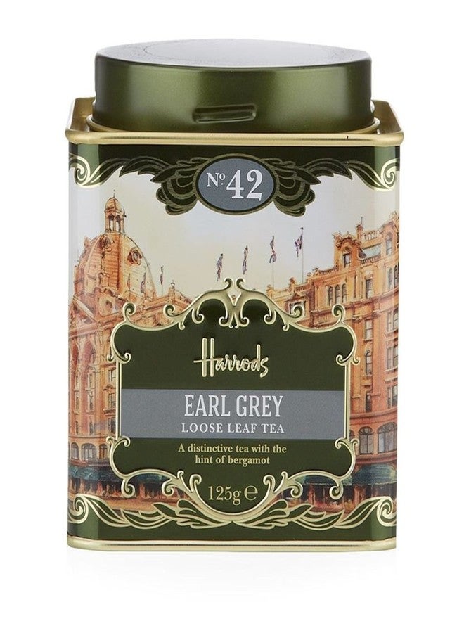 Harrods No. 42 Earl Grey 125g Loose Tea in Gift Tin Caddy