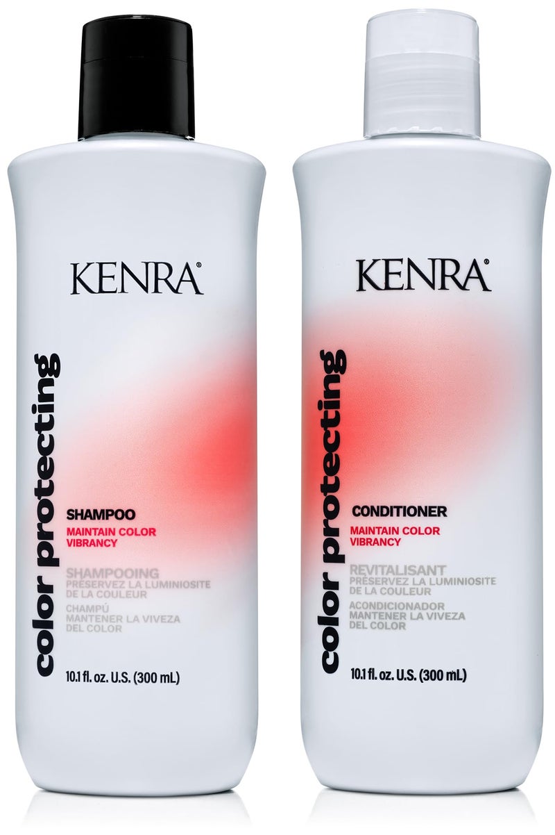 Kenra Color Protecting Shampoo & Conditioner Set |Color Safe | Maintain Over 95% Color Vibrancy Through 40 Washes |Enhances Shine | pH-balancing System| Color Maintenance| All Hair Types |10.1 fl. oz. - Image 1