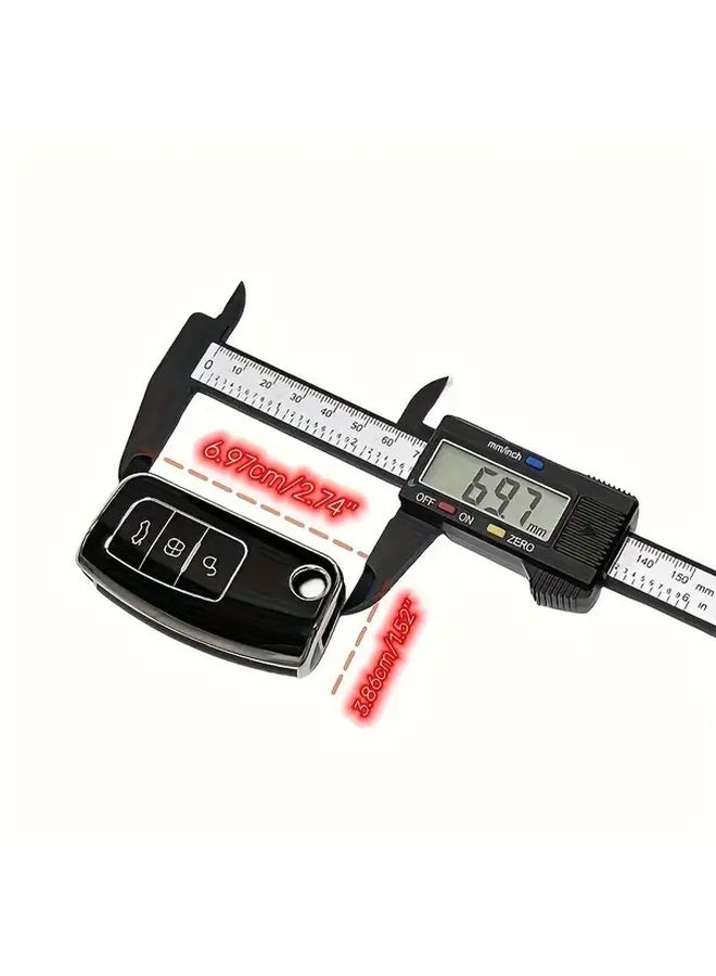 Black TPU Key Fob Cover For Ford Mazda Mondeo Kuga Focus CMax Protective Case - Image 5