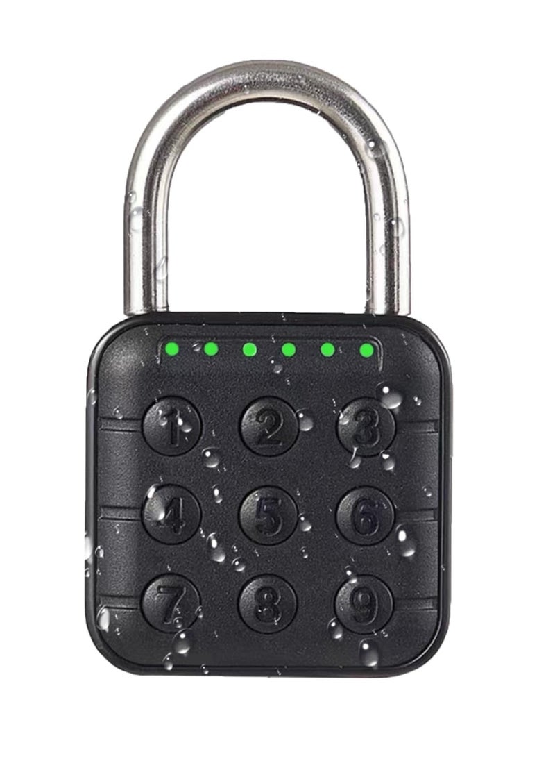 Excefore - Combination Lock for Locker, 6 Digit Waterproof Smart Code Padlock, Combo Lock, Perfect for Lockers, Luggage, Gym Lockers, Storage Boxes, and Suitcases. - Image 1