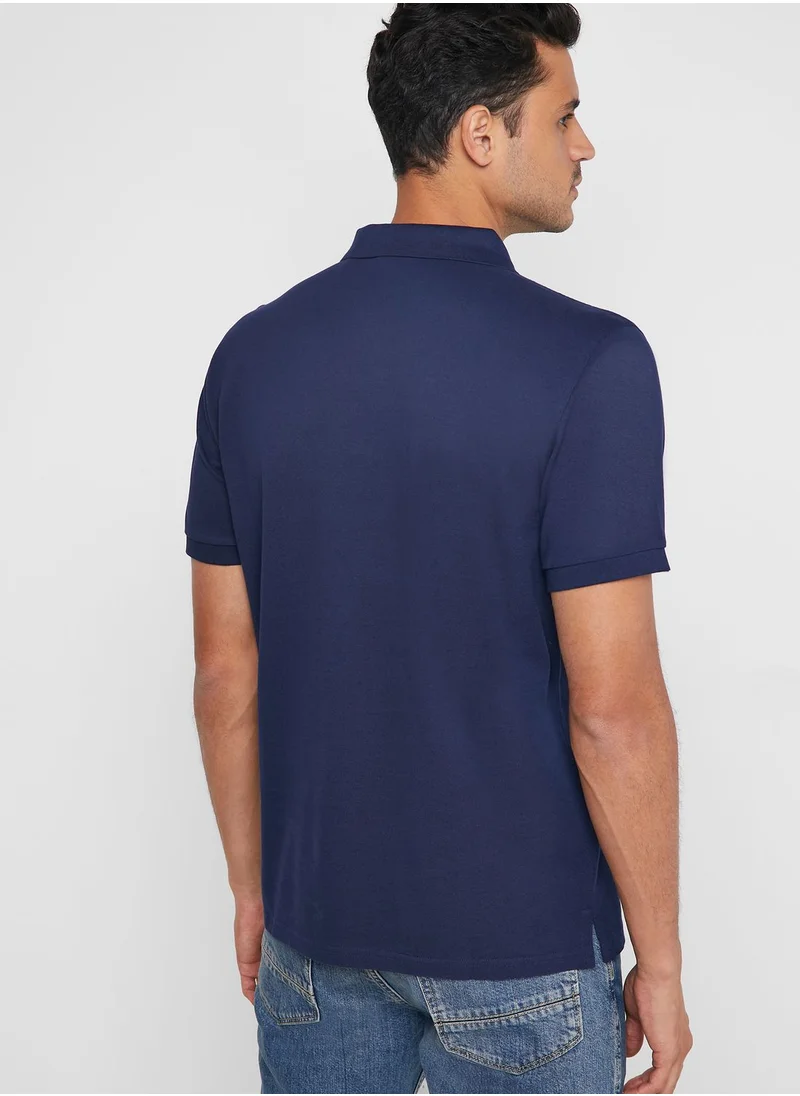 GANT Chest Logo Pique Polo