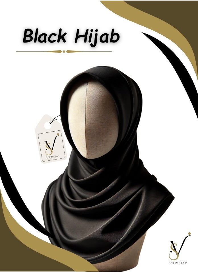 VIEW STAR Viewstar Stretchable Premium Soft Hijab Scarf for Women – Lightweight, Breathable & Elegant Headscarf - Fashionable Modest Wear for Everyday & Special Occasions - Scarf For Umrah fits to all  - Image 1