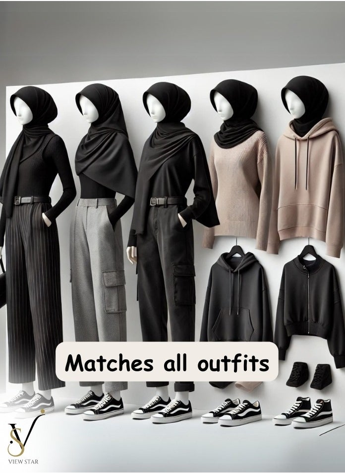 VIEW STAR Viewstar Stretchable Premium Soft Hijab Scarf for Women – Lightweight, Breathable & Elegant Headscarf - Fashionable Modest Wear for Everyday & Special Occasions - Scarf For Umrah fits to all  - Image 5