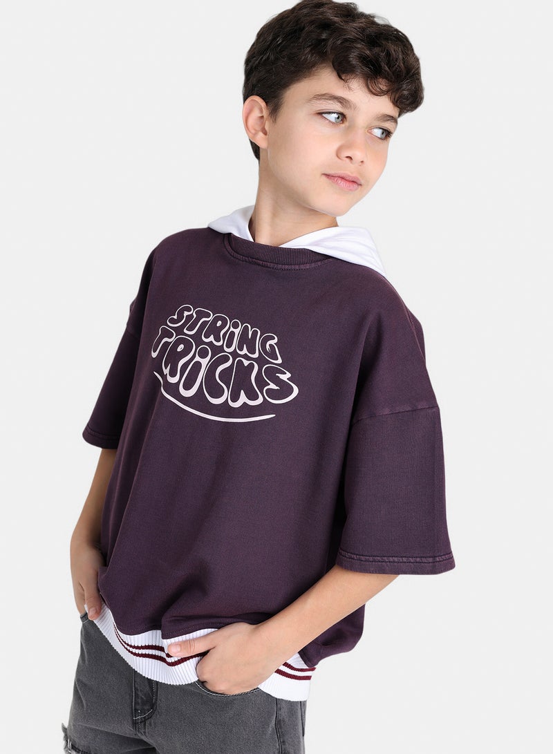 Junior Boys Over Size T-Shirt - Image 1