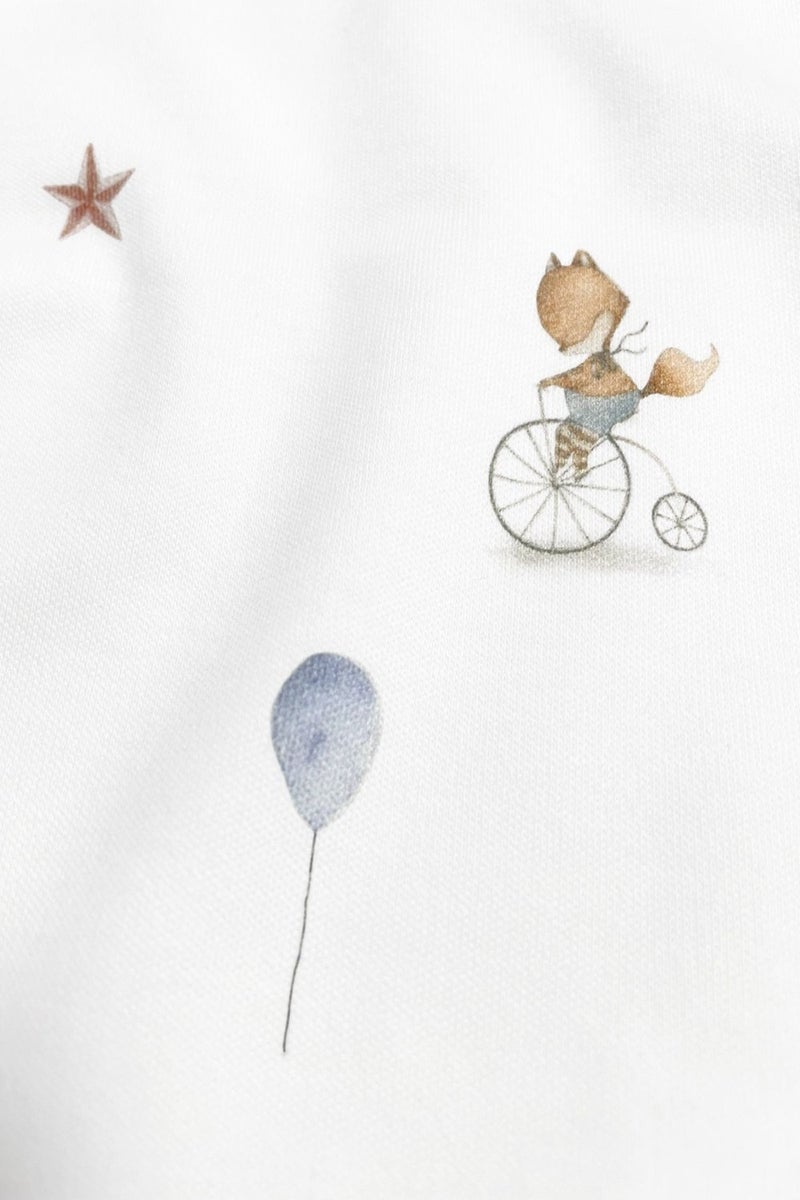 Casadora Baby Circus Organic Cotton Baby Short Sleeve Bodysuit - Image 5