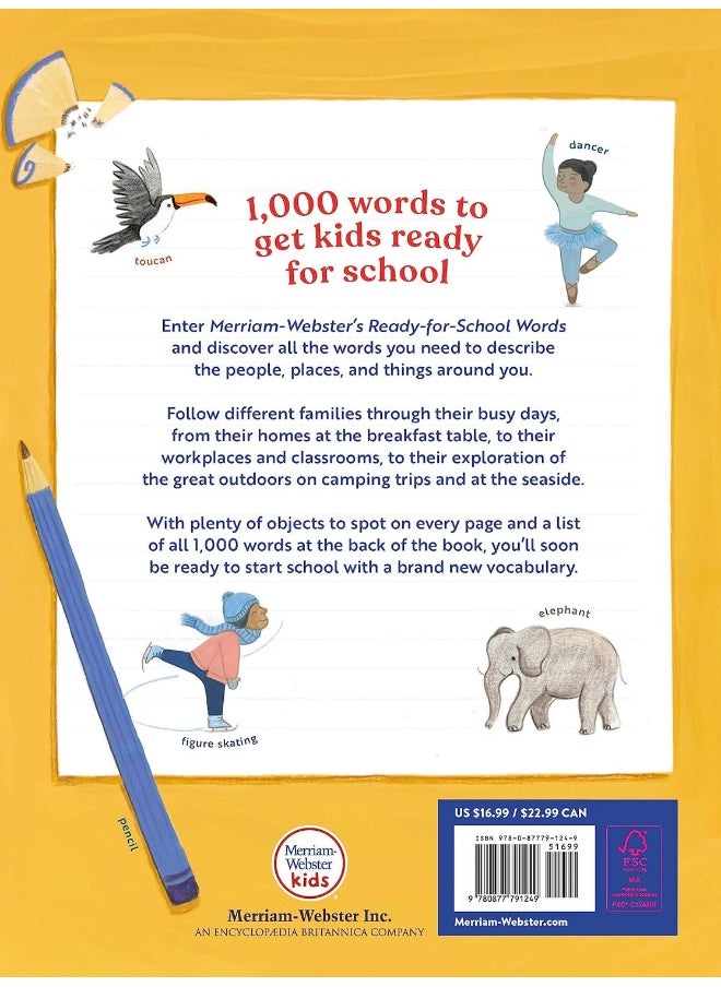 Merriam-Webster's Ready-For-School Words: 1,000 Words for Big Kids  - Image 2