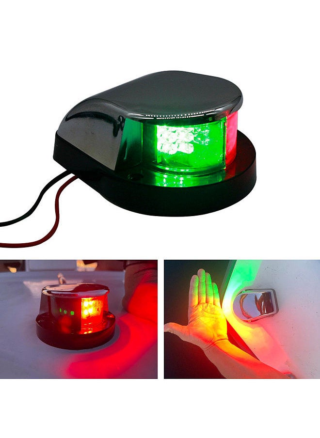 Generic - Boat Navigation Light, LED Red and Green Marine Navigation Light,Boat LED Bow Light  for Pontoon and Small Boat - Image 1