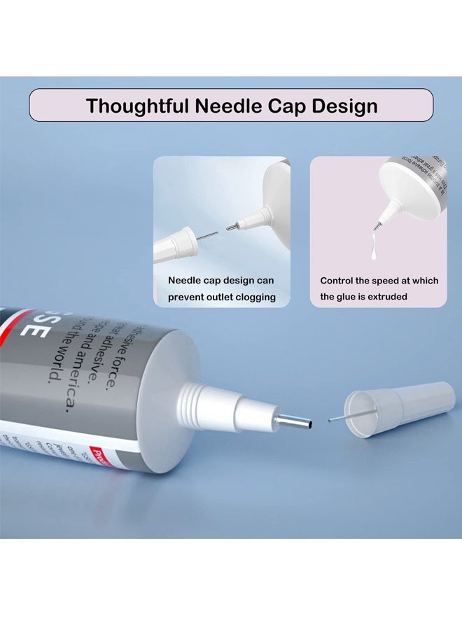 Jewelry Glue for Making,  1PCS 50ML/1.69 fl oz Clear Adhesive for Rhinestone, Fabric, Multipurpose Super  for Phone Repair, Nail Art, Wood, Glass, Charms - Image 2