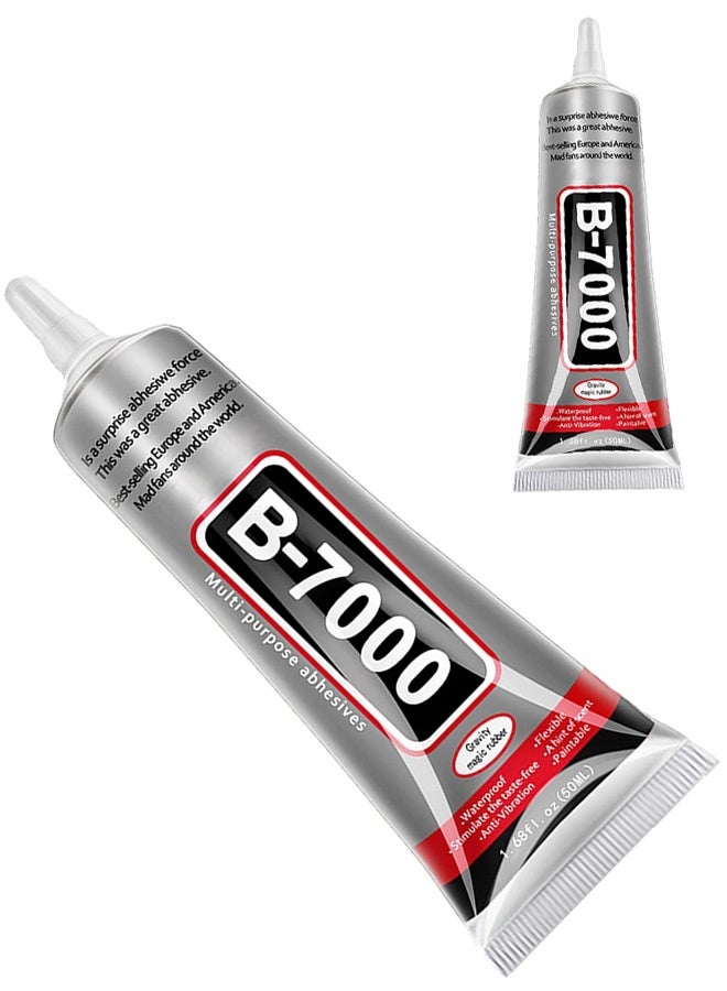 Jewelry Glue for Making,  1PCS 50ML/1.69 fl oz Clear Adhesive for Rhinestone, Fabric, Multipurpose Super  for Phone Repair, Nail Art, Wood, Glass, Charms - Image 1