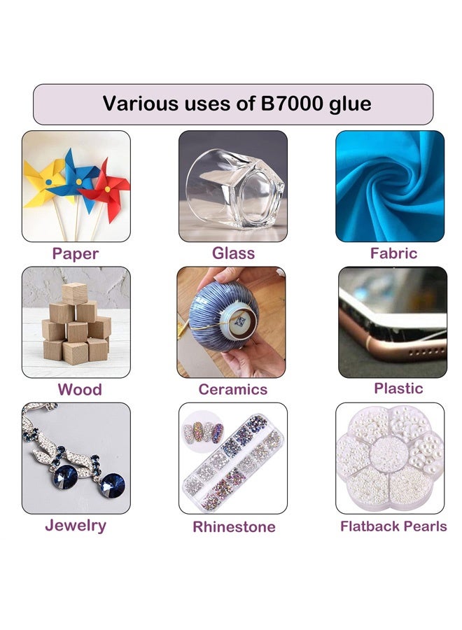 Jewelry Glue for Making,  1PCS 50ML/1.69 fl oz Clear Adhesive for Rhinestone, Fabric, Multipurpose Super  for Phone Repair, Nail Art, Wood, Glass, Charms - Image 5