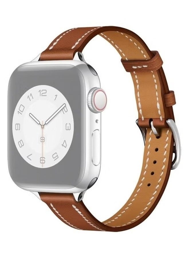 vesus Replacement Watchbands For Apple Watch Series 7 41mm/6 & SE & 5 & 4 40mm/3 & 2 & 1 38mm Brown