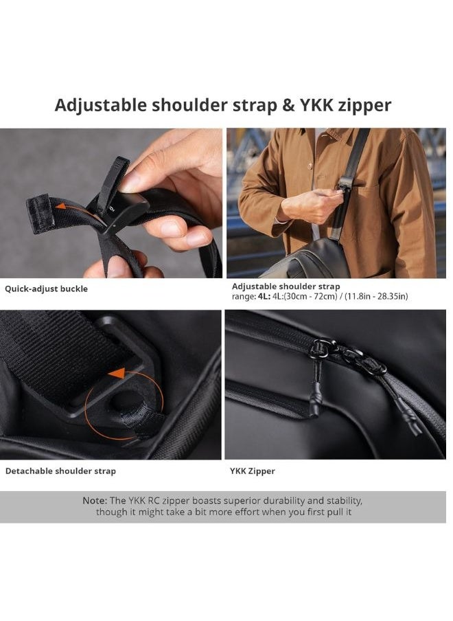 PGYTECH Onego Solo Sling Bag V2 Obsidian 4L  - Image 4