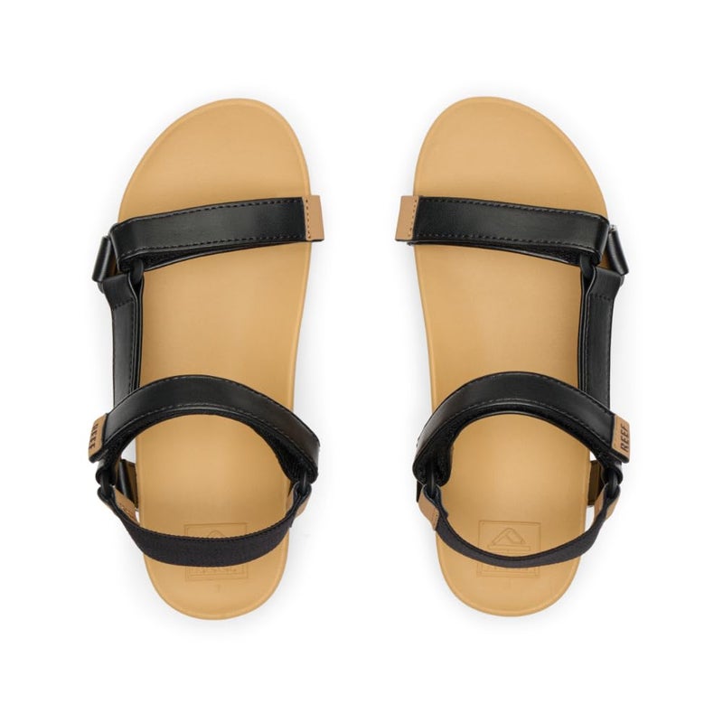 Reef Kids' Rem Hi Platform Sandal, Soft and Supportive Footbed, Adjustable Straps, Black/Tan, 1 - Image 5
