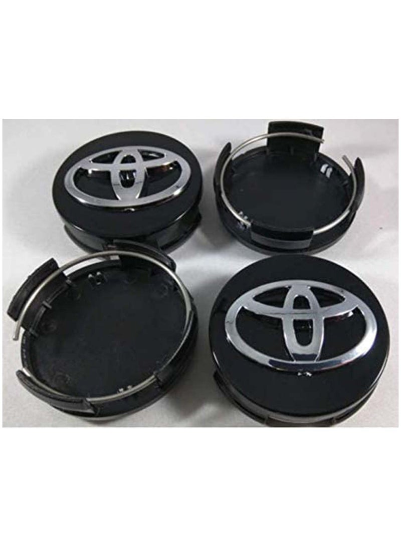Car Wheel Center Hub Caps for TOYOTA, Parts accessories Modified parts 4pcs Wheel Center Hub Cap Decorative Cover Kit for Camry, Sienna, Venza, Avalon, Corolla, Prius - Black, 62mm - Image 5