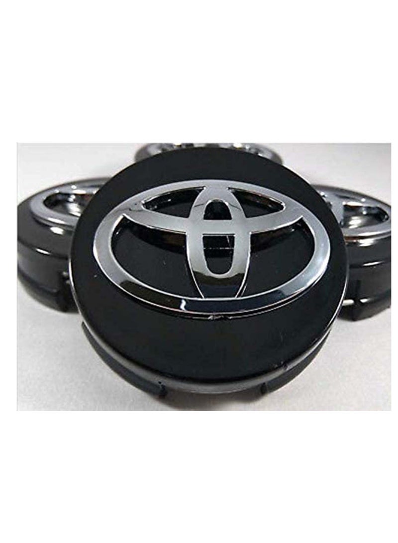 Car Wheel Center Hub Caps for TOYOTA, Parts accessories Modified parts 4pcs Wheel Center Hub Cap Decorative Cover Kit for Camry, Sienna, Venza, Avalon, Corolla, Prius - Black, 62mm - Image 4