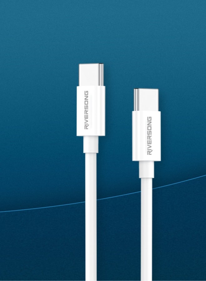 ريفرسونج كابل RIVERSONG Pd للشحن السريع من النوع C إلى النوع C Tpe - Image 2
